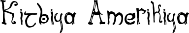 Kitbiya Amerikiya Font