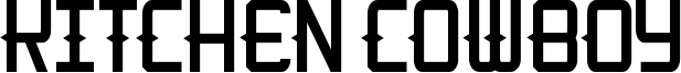 Kitchen Cowboy Font