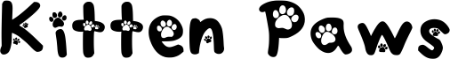 Kitten Paws Font