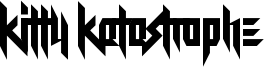 Kitty Katastrophe Font