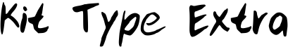 Kit Type Extra Font