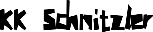 KK Schnitzler Font