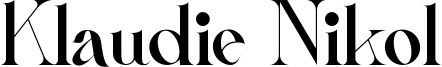 Klaudie Nikol Font
