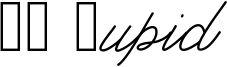 KL Cupid Font