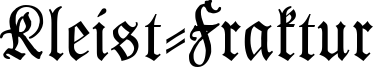 Kleist-FrakturZierbuchstaben.ttf