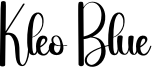 Kleo Blue Font