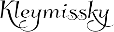 Kleymissky Font