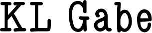 KL Gabe Font