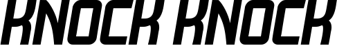 KnockKnock.ttf