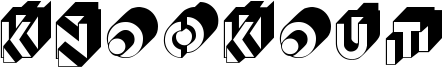 Knockout Font