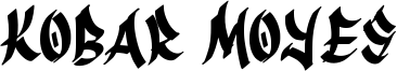 Kobar Moyes Font