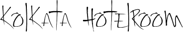 Kolkata Hotelroom Font