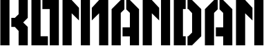 Komandan Font