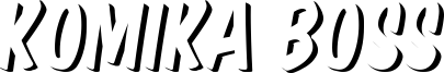 Komika Boss Font
