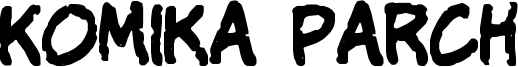 Komika Parch Font