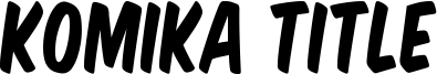 Komika Title Font