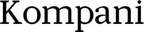 Kompani Font