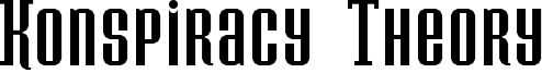 Konspiracy Theory Font