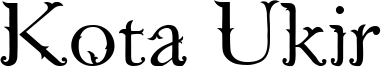 Kota Ukir Font