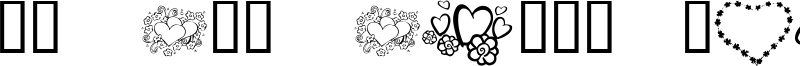 KR All About The Heart Font
