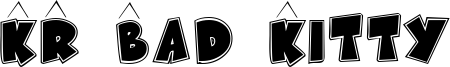 KR Bad Kitty Font