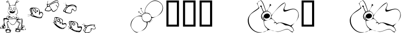 KR Cute As A Bug Font