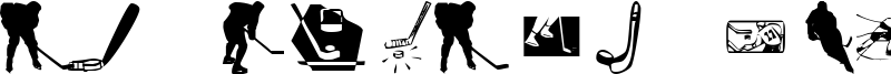 KR Hockey Dings Font