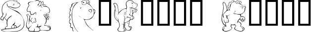 KR Nicky's Dinos Font
