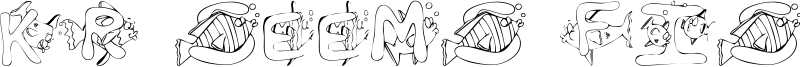 KR Seems Fishy To Me Font