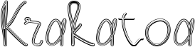 Krakatoa Font