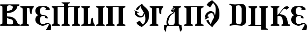 Kremlin Grand Duke Font