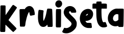 Kruiseta Font