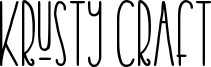 Krusty Craft Font