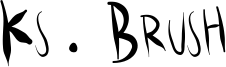 Ks.Brush Font