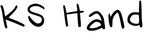 KS Hand Font