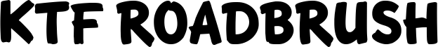 KTF Roadbrush Font