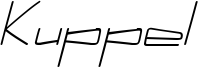 KuppelBolditalicKuppel.ttf