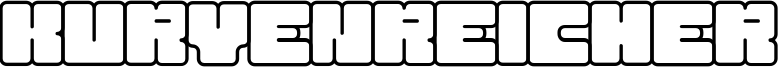 Kurvenreicher Font