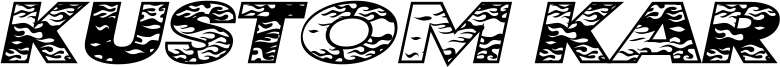 Kustom Kar Font