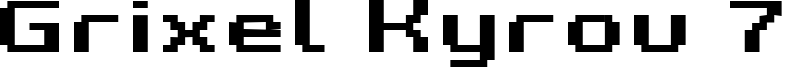 Kyrou 7 Wide Bold Xtnd.ttf