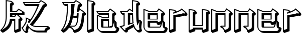 KZ Bladerunner Font