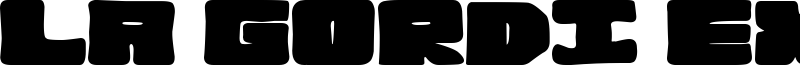 La Gordi Extrema Font