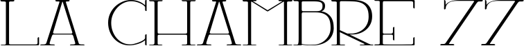 La Chambre 77 Font