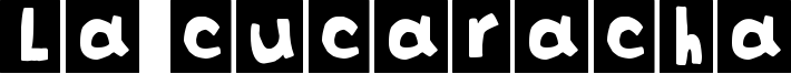 La Cucaracha Font