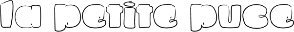 La petite puce Font