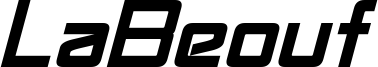 LaBeouf Bold Italic.ttf