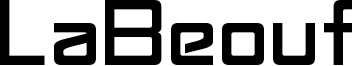 LaBeouf Font