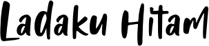 Ladaku Hitam Font