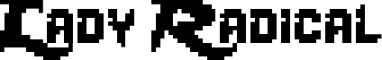 Lady Radical Font