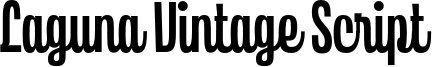 Laguna Vintage Script Font